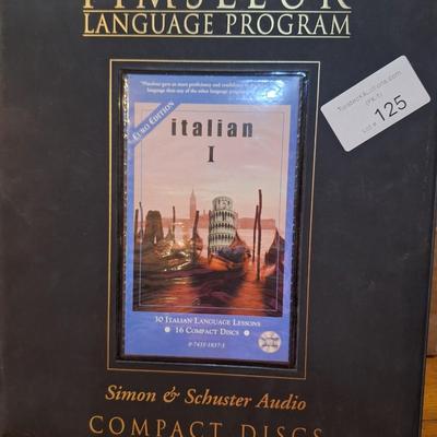 Pimsleur Language program to learn Italian, 16 CDs