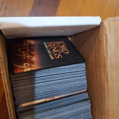 box of lord of the rings cards