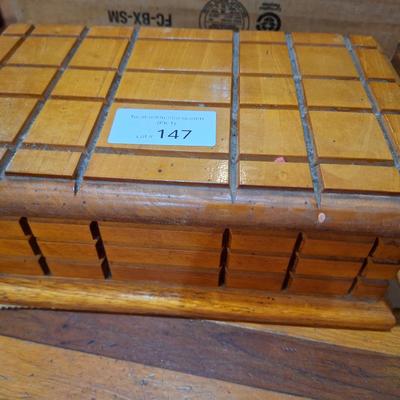 vintage jewelry box- music doesn't work. And back scratcher