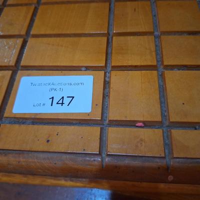 vintage jewelry box- music doesn't work. And back scratcher