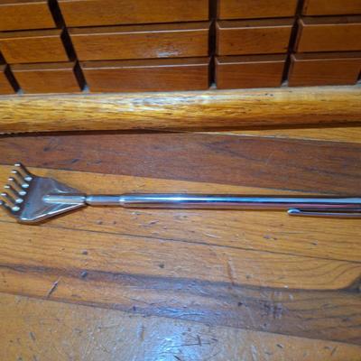 vintage jewelry box- music doesn't work. And back scratcher