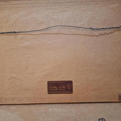 vintage Johnnie Tiger Indian art print titled "Farewell".  #1853/3000