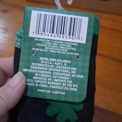 St Patricks socks for kids