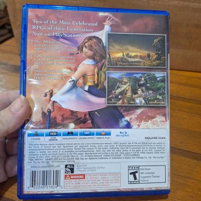 Final Fantasy X/X-2 HD Remaster game for the Sony PlayStation 4. 