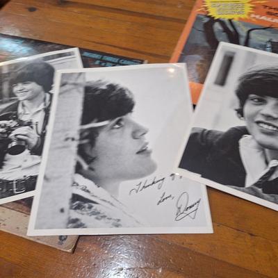 1970s vinyl records, see all photos.  The 8x10s of danny are in his record