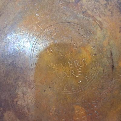 Revere ware copper bottomed stainless steel pots with lids