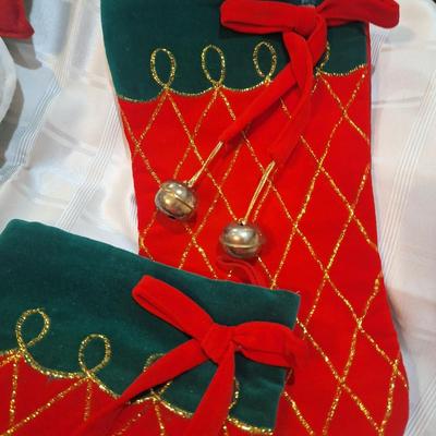 stockings and door or wall hanging NOEL sign