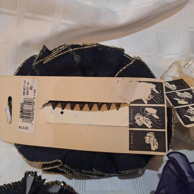 hair scruchies and barrettes