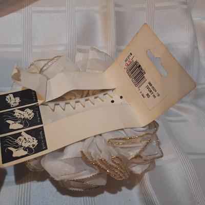 hair scruchies and barrettes