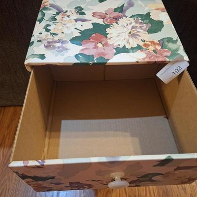 carboard chest of drawers