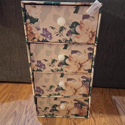 carboard chest of drawers