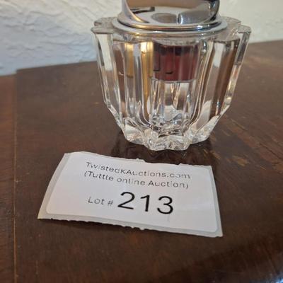 Prince cyrstal table top lighter