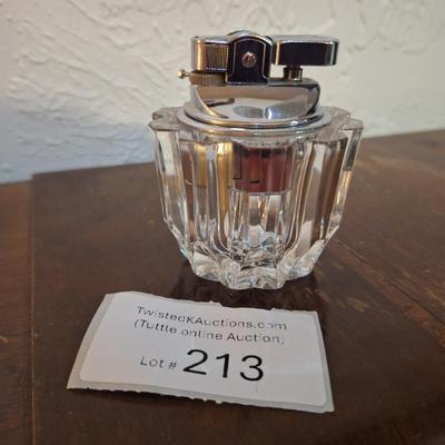 Prince cyrstal table top lighter