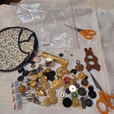 buttons and misc items