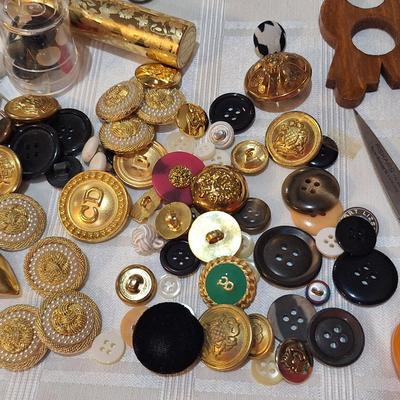 buttons and misc items