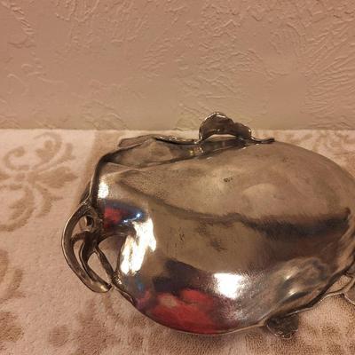 Art Nouveau silver-plated visiting card tray 95% pewter with silver plating.  Made by German company WMF (Württembergische...