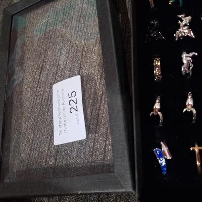 various rings of different sizes and designs.