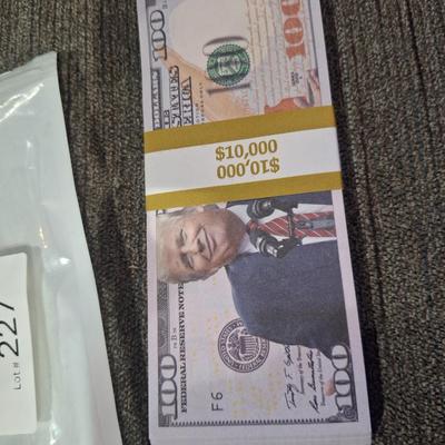 bundle of Novelty Donald Trump $100 bills