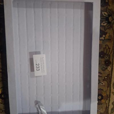 100 slot velvet lined jewelry ring display organizer case