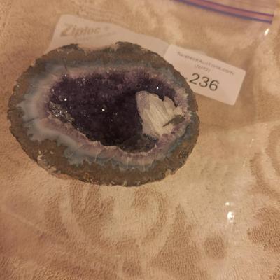 amethyst geode half 