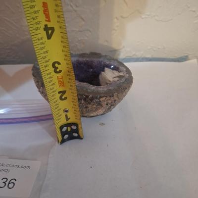 amethyst geode half 