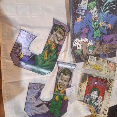 Joker wall art, folder and banner