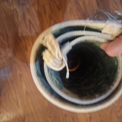 Small throw rug with English Ivy design