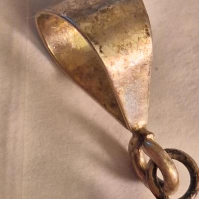 Mexican birds eye jasper pendant