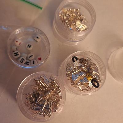 stackable plastic bead or craft storage containers