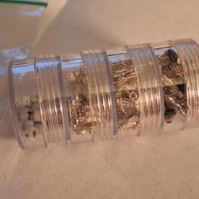 stackable plastic bead or craft storage containers