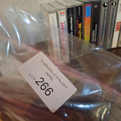 lot of cassette tapes
