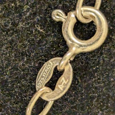 Sterling silver chain and pendant with Moonstone