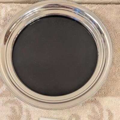 Empire pewter plate 7.75 diam