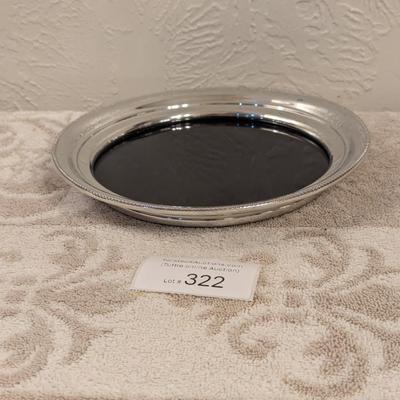 Empire pewter plate 7.75 diam