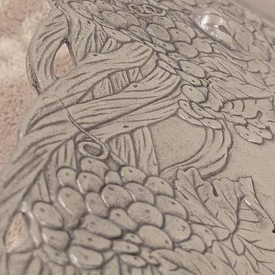 vintage Arthur Court 12-inch square serving tray from the 1993 "Grapevine Winery" collection. Box included