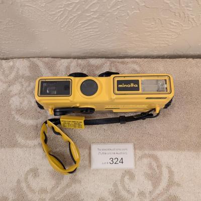 Minolta Weathermatic A 110 film camera. 