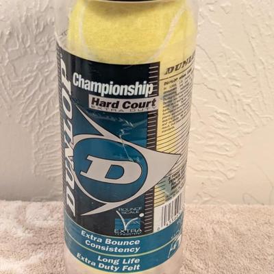  Dunlop Championship Hard Court Tennis Balls (3-pack)