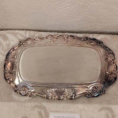 Towle silverplated serving tray