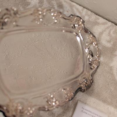 Towle silverplated serving tray
