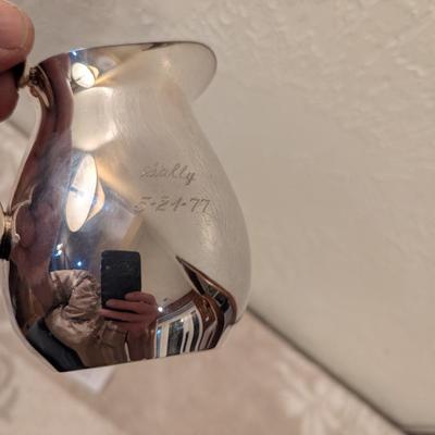 Vintage reed and barton Creamer #966 10 oz silverplated