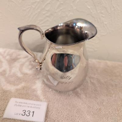 Vintage reed and barton Creamer #966 10 oz silverplated