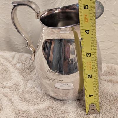 Vintage reed and barton Creamer #966 10 oz silverplated