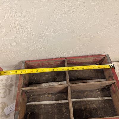 vintage Royal Crown Cola wooden soda crate