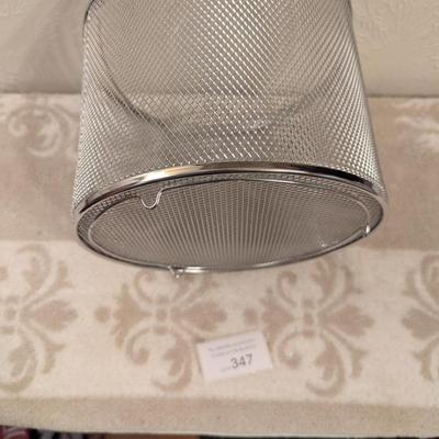 stainless steel mesh steamer basket - good for use with an pressure cooker