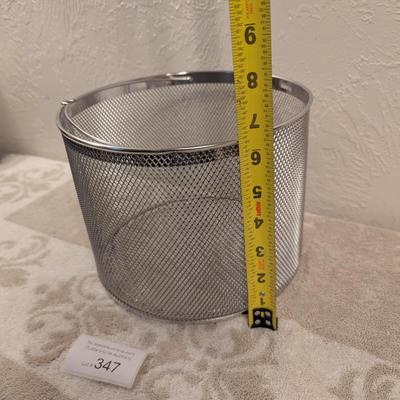 stainless steel mesh steamer basket - good for use with an pressure cooker