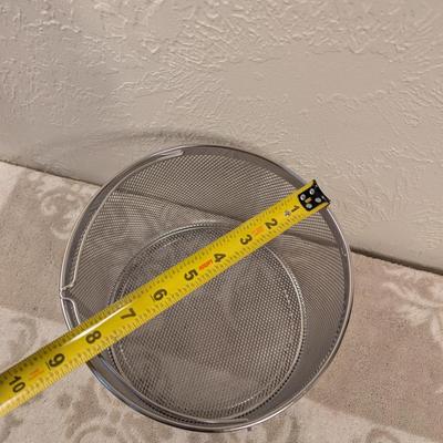 stainless steel mesh steamer basket - good for use with an pressure cooker