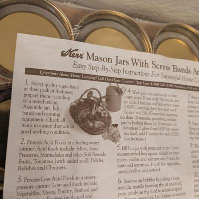 Mason jar lids and bands