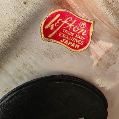 Vintage Lefton “Retirement Fund” Grandma & Grandpa Ceramic Piggy Bank Pair – Hand Painted Japan