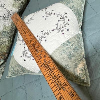Lot 87 Quilted Pillows & Shams