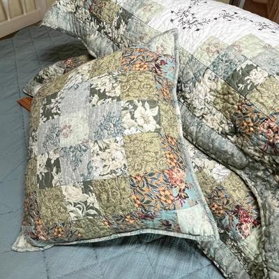 Lot 87 Quilted Pillows & Shams
